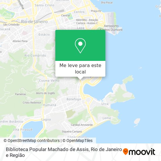 Biblioteca Popular Machado de Assis mapa