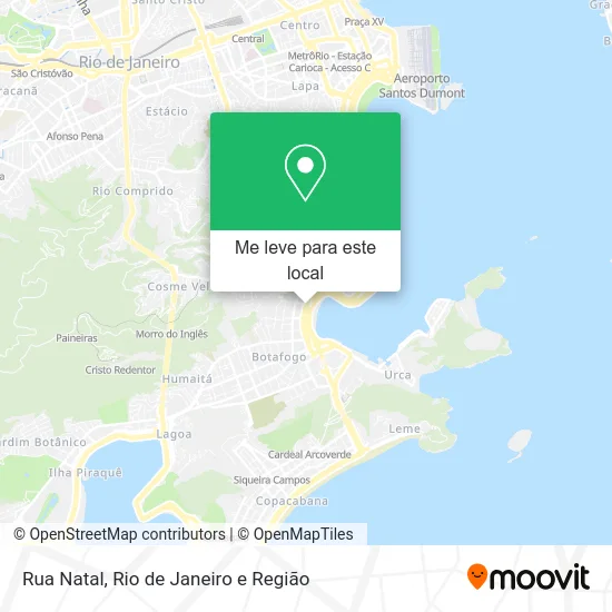 Rua Natal mapa
