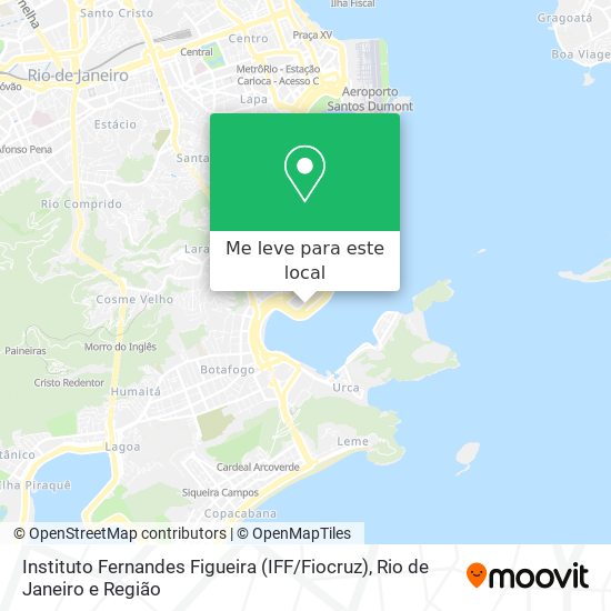 Instituto Fernandes Figueira (IFF / Fiocruz) mapa