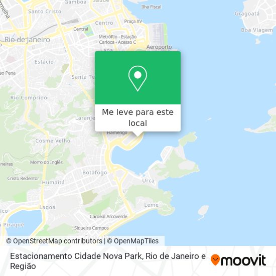 Estacionamento Cidade Nova Park mapa