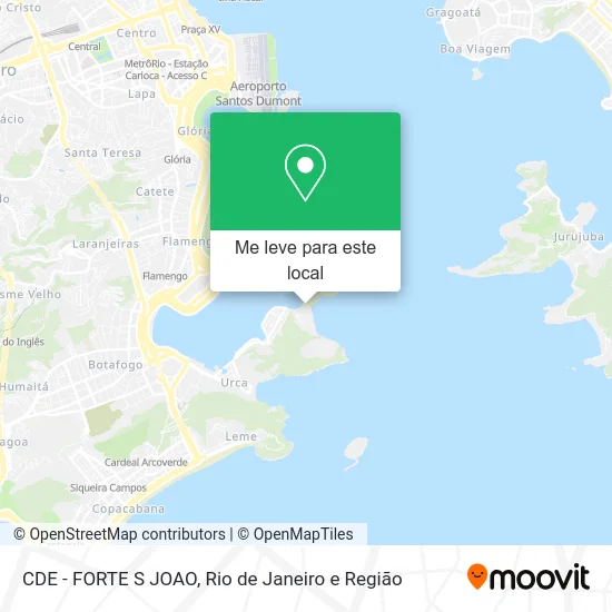 CDE - FORTE S JOAO mapa