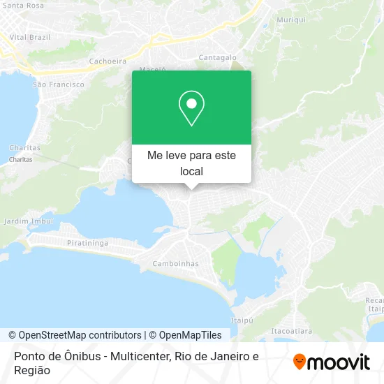 Ponto de Ônibus - Multicenter mapa