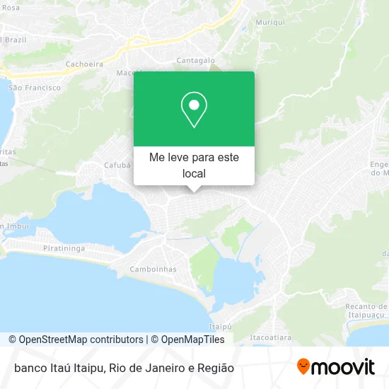 banco Itaú Itaipu mapa