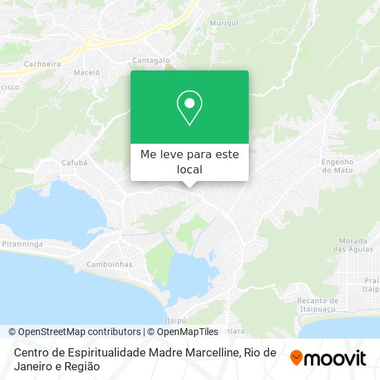Centro de Espiritualidade Madre Marcelline mapa