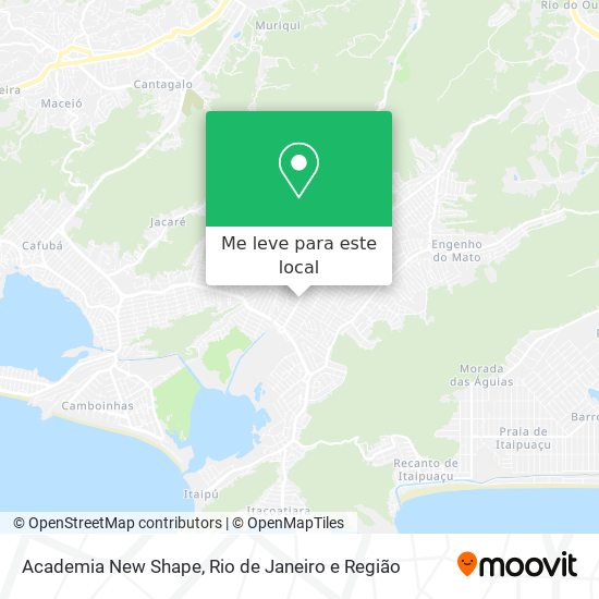Academia New Shape mapa