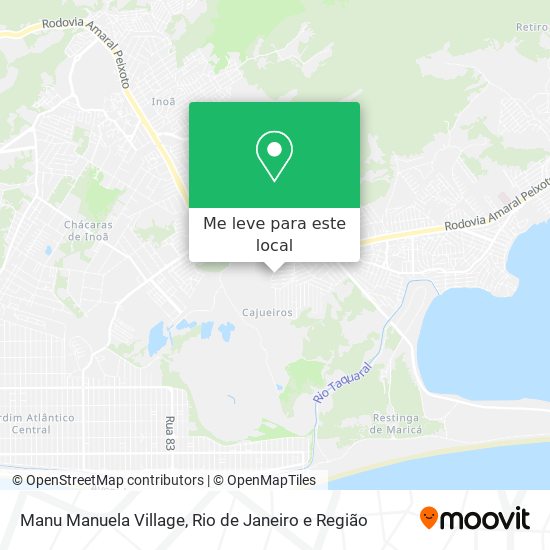 Manu Manuela Village mapa
