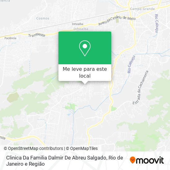 Clinica Da Familia Dalmir De Abreu Salgado mapa