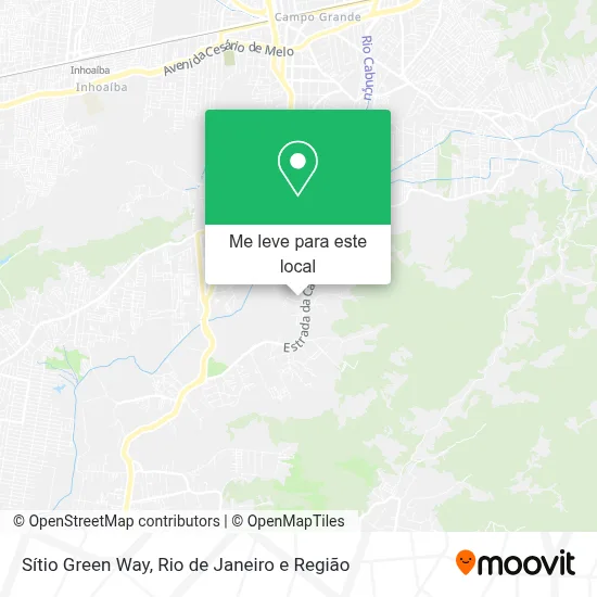 Sítio Green Way mapa