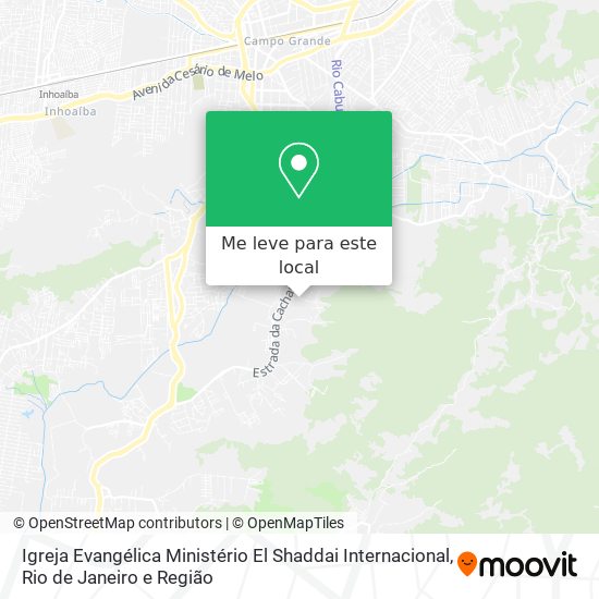 Igreja Evangélica Ministério El Shaddai Internacional mapa