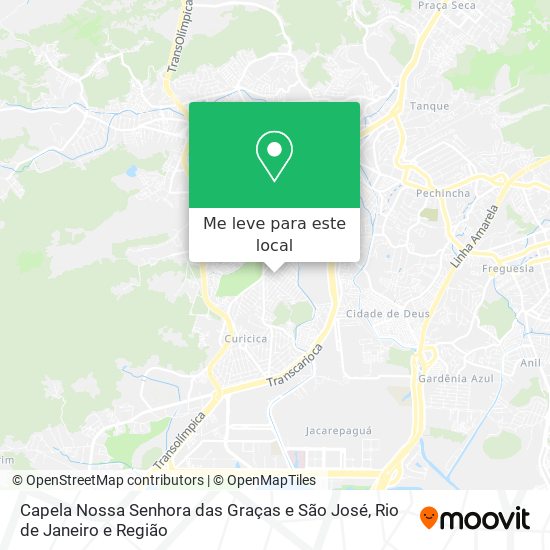 Capela Nossa Senhora das Graças e São José mapa