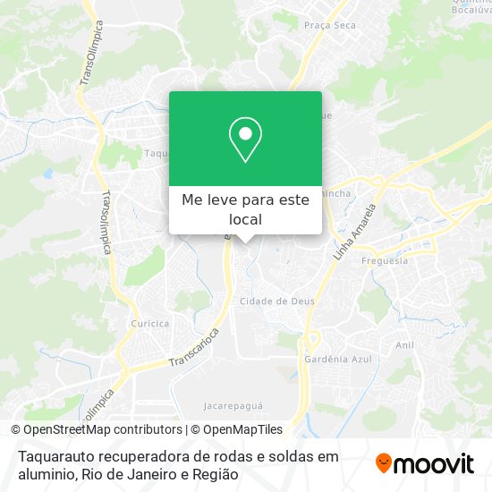 Taquarauto recuperadora de rodas e soldas em aluminio mapa