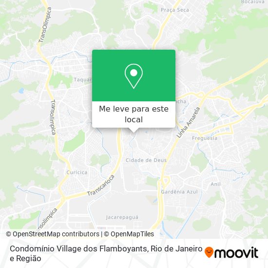 Condomínio Village dos Flamboyants mapa