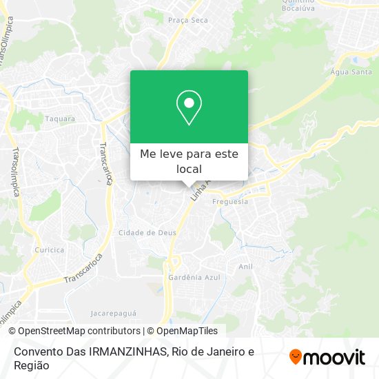Convento Das IRMANZINHAS mapa