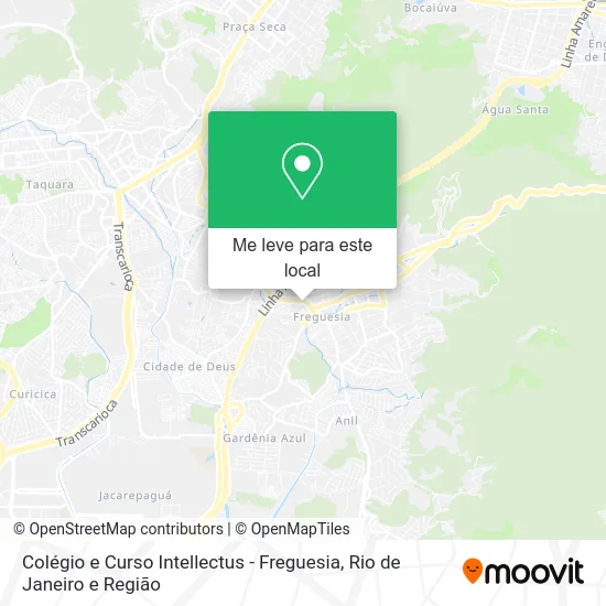 Colégio e Curso Intellectus - Freguesia mapa
