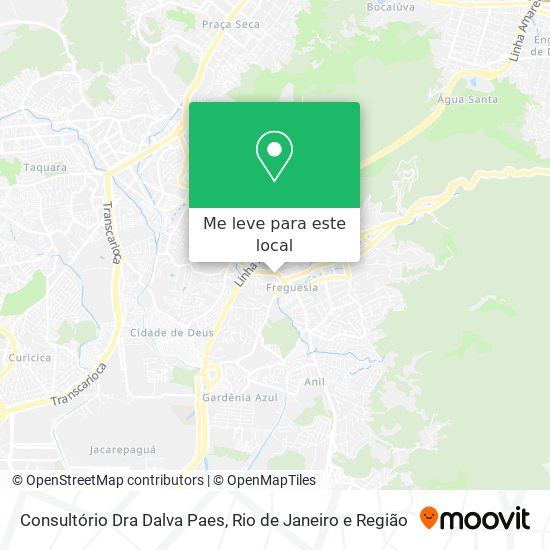 Consultório Dra Dalva Paes mapa