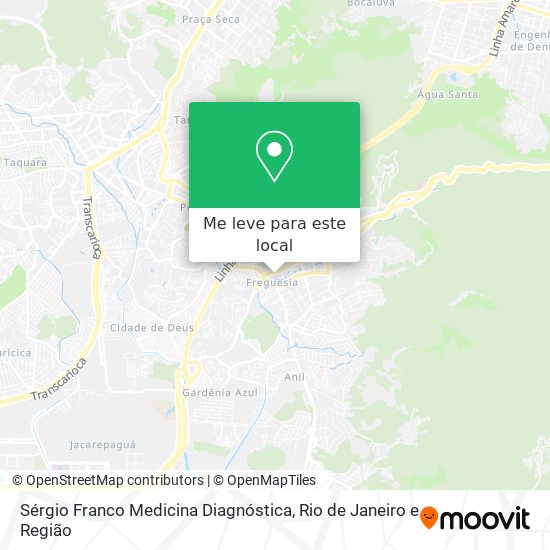 Sérgio Franco Medicina Diagnóstica mapa