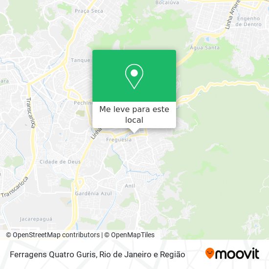 Ferragens Quatro Guris mapa