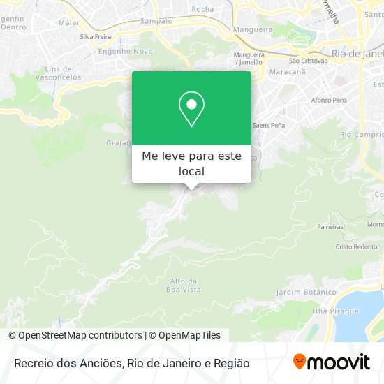 Recreio dos Anciões mapa