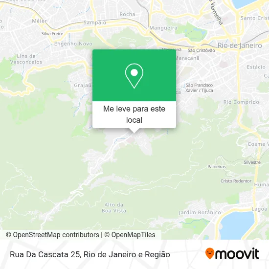 Rua Da Cascata 25 mapa