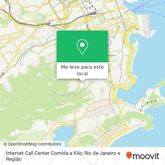 Internet Call Center Comida a Kilo mapa