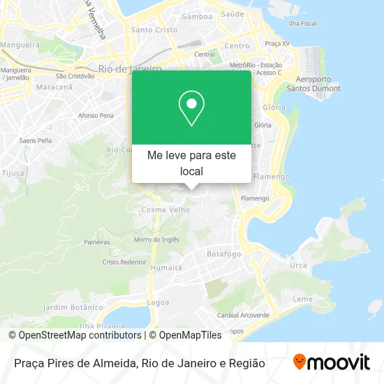 Praça Pires de Almeida mapa