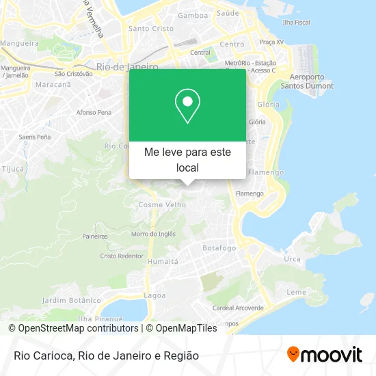 Rio Carioca mapa