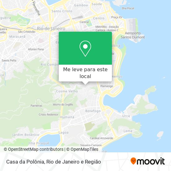 Casa da Polônia mapa
