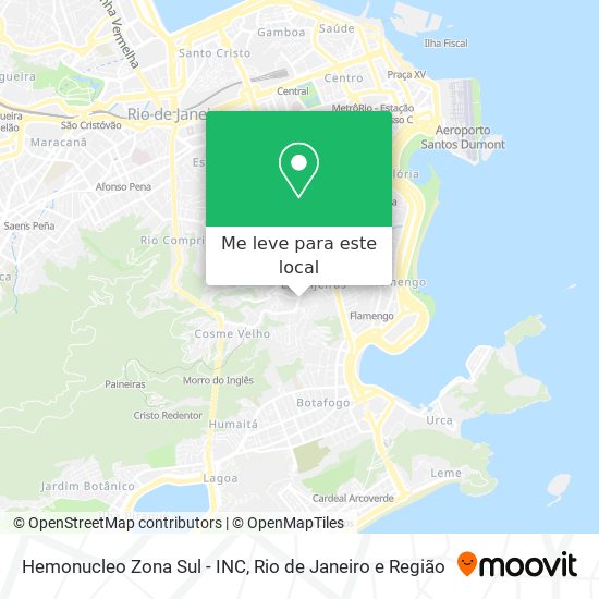 Hemonucleo Zona Sul - INC mapa