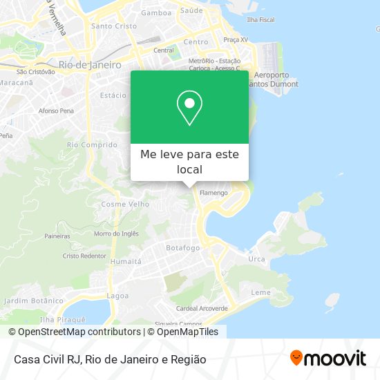 Casa Civil RJ mapa