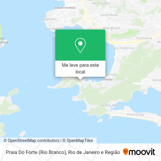 Praia Do Forte (Rio Branco) mapa
