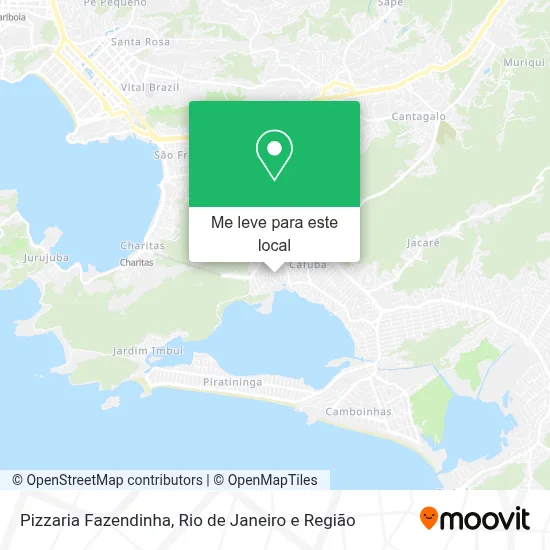 Pizzaria Fazendinha mapa
