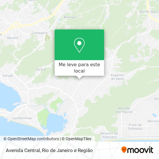 Avenida Central mapa