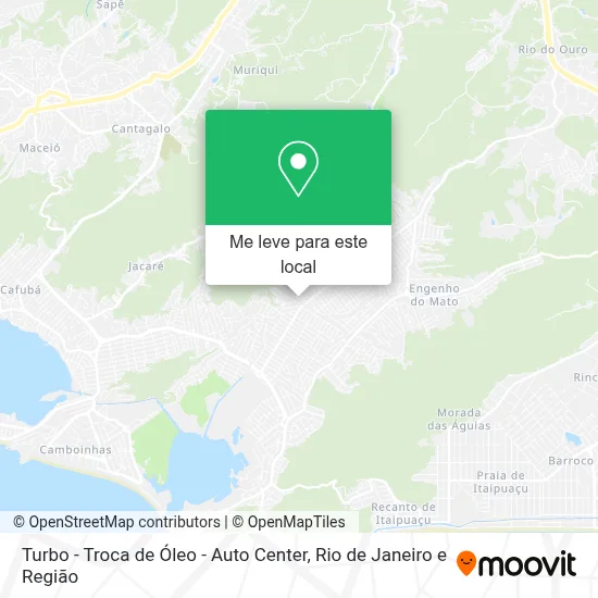 Turbo - Troca de Óleo - Auto Center mapa