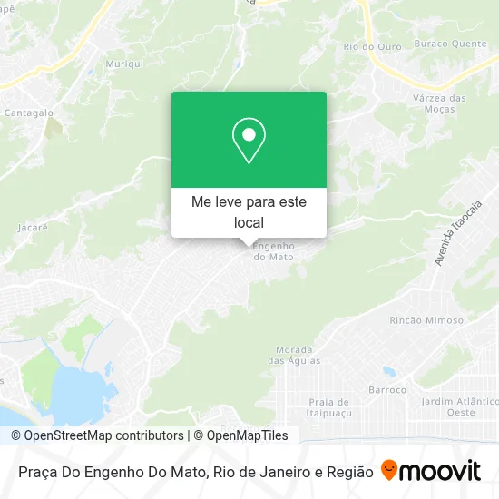 Praça Do Engenho Do Mato mapa