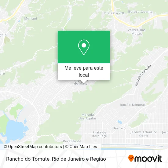 Rancho do Tomate mapa