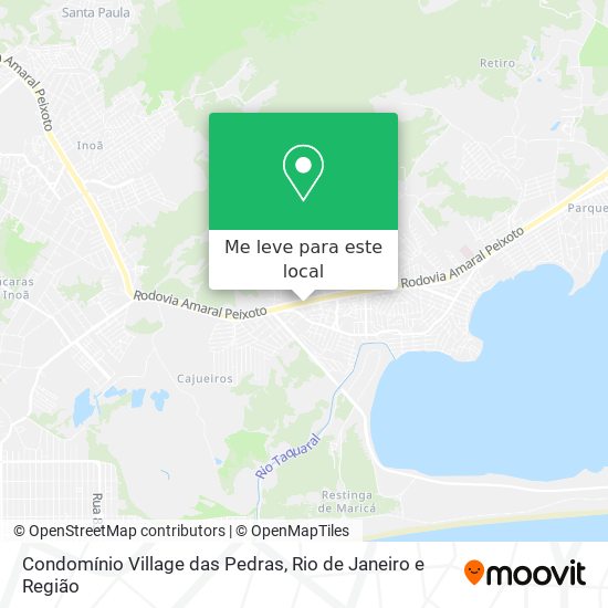 Condomínio  Village das Pedras mapa