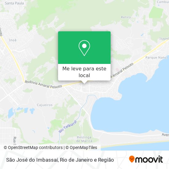 São José do Imbassaí mapa