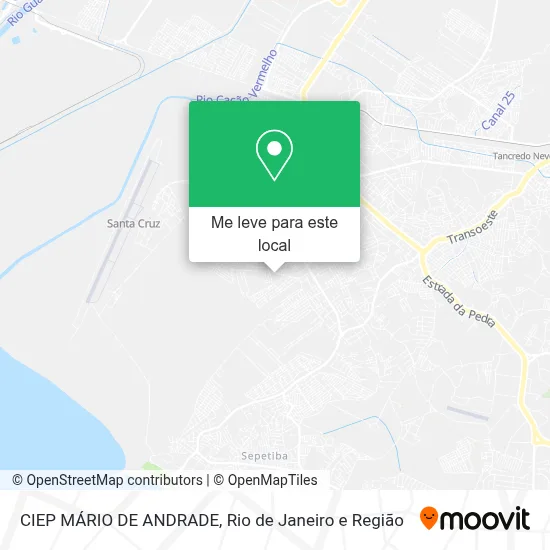 CIEP MÁRIO DE ANDRADE mapa