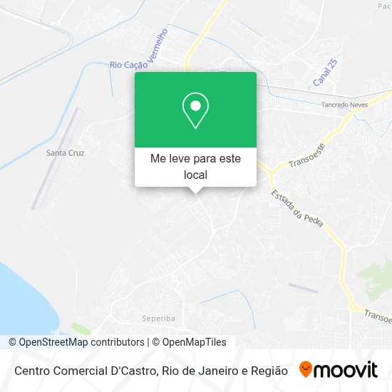 Centro Comercial D'Castro mapa