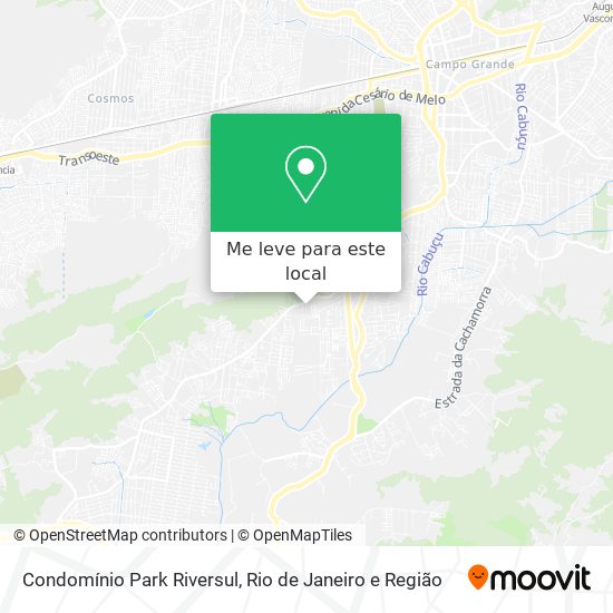 Condomínio Park Riversul mapa