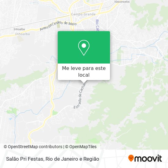 Salão Pri Festas mapa