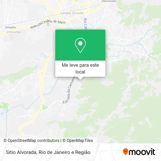 Sitio Alvorada mapa