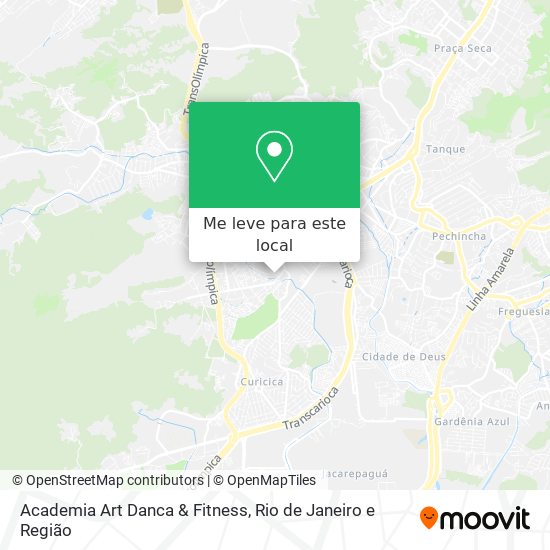 Academia Art Danca & Fitness mapa