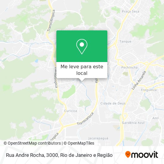 Rua Andre Rocha, 3000 mapa