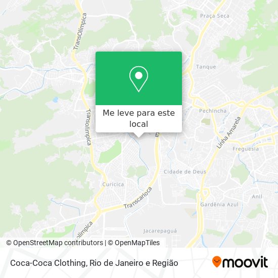 Coca-Coca Clothing mapa
