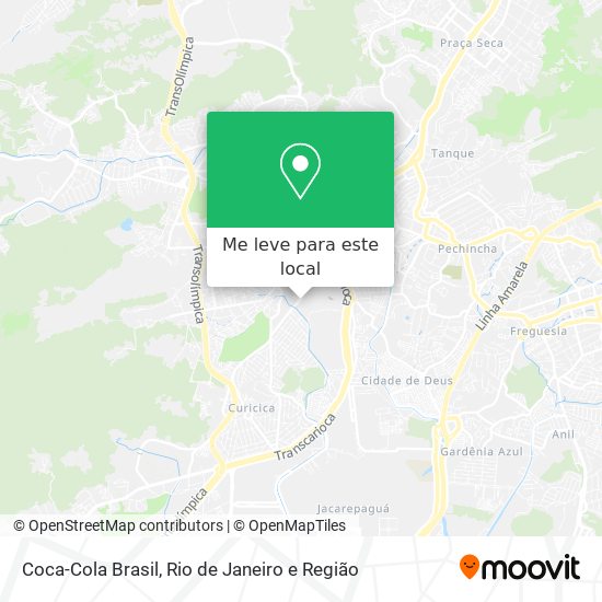 Coca-Cola Brasil mapa