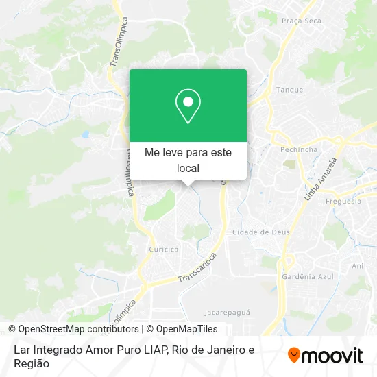 Lar Integrado Amor Puro LIAP mapa
