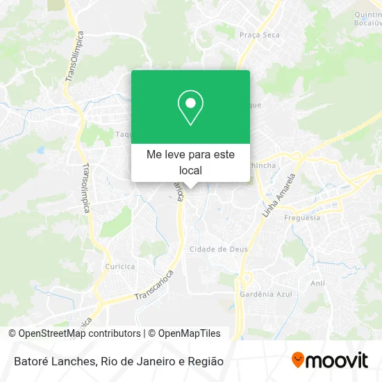 Batoré Lanches mapa