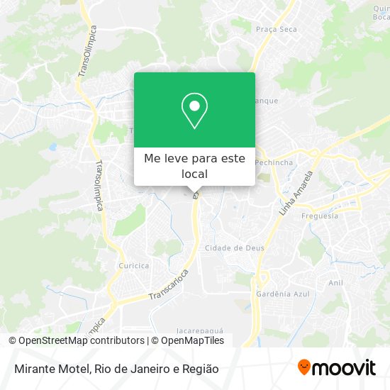 Mirante Motel mapa