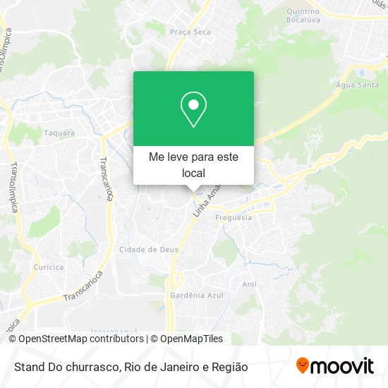 Stand Do churrasco mapa